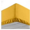 Image de Drap housse 90x190 cm - Bonnet 30 cm - 100% coton Jaune