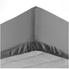 Image de Drap housse 160x200 cm - Bonnet 30 cm - 100% coton Anthracite