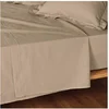 Image de Drap plat 1 personne 180x290 cm - 100% coton Sable