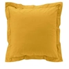 Image de Taie d'oreiller carrée 63x63 cm - Percale 100% coton Jaune