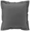 Image de Taie d'oreiller carrée 63x63 cm - Percale 100% coton Anthracite