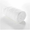 Image de Drap housse 140x190 double gaze de coton blanc Angelia