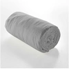 Image de Drap housse 160x200 double gaze de coton gris Angelia