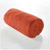 Image de Drap housse 160x200 double gaze de coton terracotta Angelia