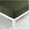 Image de Drap housse microfibre Oscar 140x190 Kaki