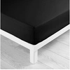 Image de Drap housse microfibre Oscar 140x190 Noir