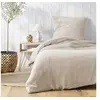 Image de Parure de lit gaze de coton sable Angelia 140x200