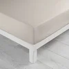 Image de Drap Housse Microfibre Oscar 160x200cm Naturel
