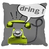 Image de Coussin Déco "Phone" 40x40cm Gris