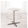 Image de Nappe cristal ronde (0) 180 cm pvc uni 15/100e garden/biais Taupe