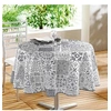 Image de Nappe ronde (0) 160 cm pvc imprime persane Gris