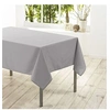 Image de Nappe rectangle 140 x 200 cm polyester uni essentiel Gris