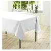 Image de DOUCEUR D'INTERIEUR 1720206 NAPPE POLYESTER UNI ESSENTIEL BLANC 140 X 250 CM
