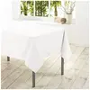 Image de Nappe rectangle 140 x 300 cm polyester uni essentiel Blanc