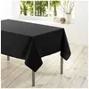 Image de Nappe en polyester Noir 140 x 200 cm