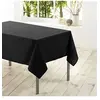 Image de Nappe rectangle 140 x 250 cm polyester uni essentiel Noir