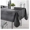 Image de Nappe en polyester Kosmo anthracite 150 x 240 cm