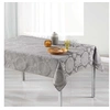 Image de Nappe rectangle 140 x 300 cm jacquard rose des vents Gris