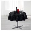 Image de Nappe ronde (0) 180 cm shantung imprime safina Noir/Or