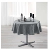 Image de Nappe ronde (0) 180 cm shantung imprime safina Gris/Argent