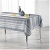 Image de Nappe anti tache rectangle 150 x 240 cm polyester chacana Gris