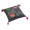 Image de Coussin Déco Déhoussable "Ibiza" 40x40cm Gris