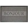 Image de Tapis d'Entrée Bonjour 45x75cm Gris