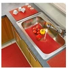 Image de Tapis multiusage confectionne 43 x 32 cm softy uni tubulo Rouge