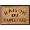 Image de paillasson rectangle 40 x 60 cm coco imprime bonheur