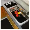 Image de Tapis multiusage confectionne 43 x 32 cm softy uni tubulo Noir