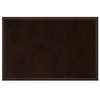 Image de Tapis d'entree rectangle 40 x 60 cm anti-poussiere uni telio Noir