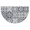 Image de Tapis d'Entrée Demi-Lune "Lisbonne" 45x75cm Gris