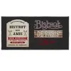 Image de tapis deco rectangle 57 x 115 cm imprime bistrot des amis Douceur d'Intérieur
