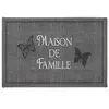 Image de tapis deco rectangle 40 x 60 cm imprime familia Douceur d'Intérieur