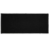 Image de Tapis deco rectangle 50 x 120 cm uni primobis Noir Douceur d'Intérieur