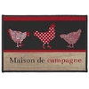 Image de tapis deco rectangle 40 x 60 cm imprime maison de campagne