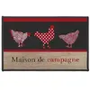 Image de tapis deco rectangle 50 x 80 cm imprime maison de campagne