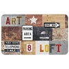 Image de tapis en mousse rectangle 45 x 75 cm Loft