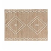 Image de Tapis Déco en Jute & Laine "Floty" 120x170cm Beige