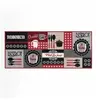 Image de Tapis de Cuisine "Digital Menu" 50x120cm Rouge