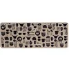 Image de Tapis Multi-Usage Tissé "Kitchen" 45x120cm Naturel