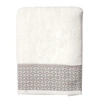 Image de Serviette de Toilette Jacquard "Belina" 50x90cm Blanc