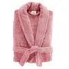 Image de Peignoir Col Châle en Coton "Tendresse" Bois de Rose