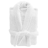 Image de Peignoir Col Châle en Coton "Tendresse" Blanc