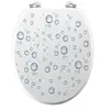 Image de Abattant WC Imprimé "Bubble" 46cm Blanc