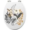 Image de Abattant WC Déco "Kelly" 46cm Blanc