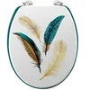 Image de Abattant WC Déco "Plumiss" 46cm Multicolore