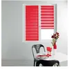 Image de Store enrouleur jour et nuit 90 x 180 cm polyester daynight Rouge