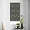Image de Store tamisant imprimé métallisé 60 x 180 cm polyester verdura Anthracite