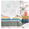 Image de Parure de lit - Sunshine - 11.23 imprimé rayé - 2 personnes - 220 x 240 cm - 100% Coton 57 fils